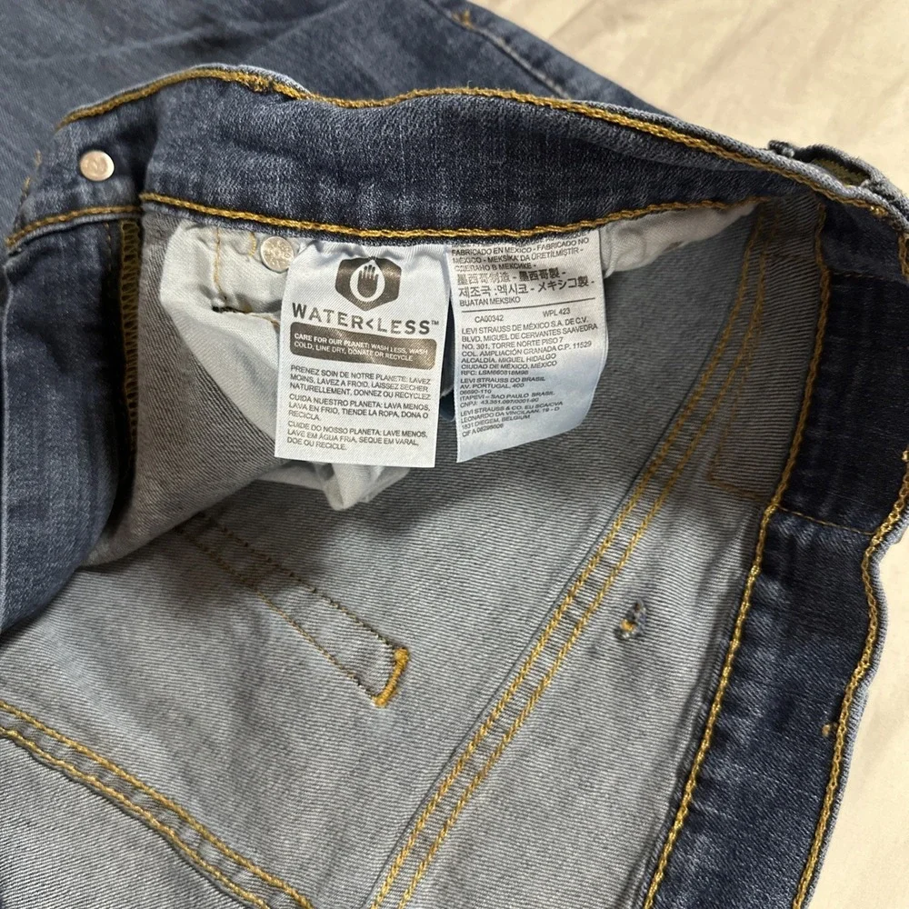 Levi's 559 Jeans Mens 38x34 Relaxed Straight Blue Denim‎